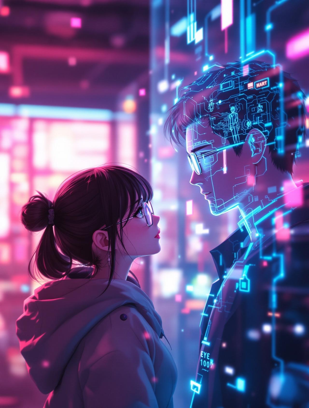漫剧工厂《我的男友是AI》封面图 - 校园初恋
