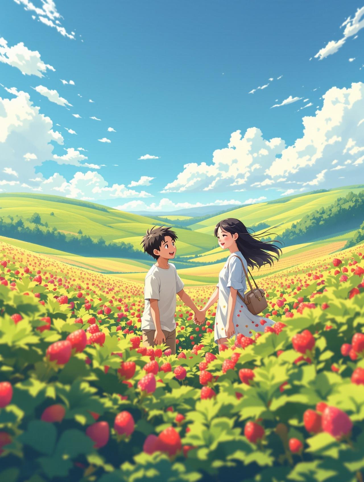 漫剧工厂《草莓味的夏天》封面图 - 校园初恋